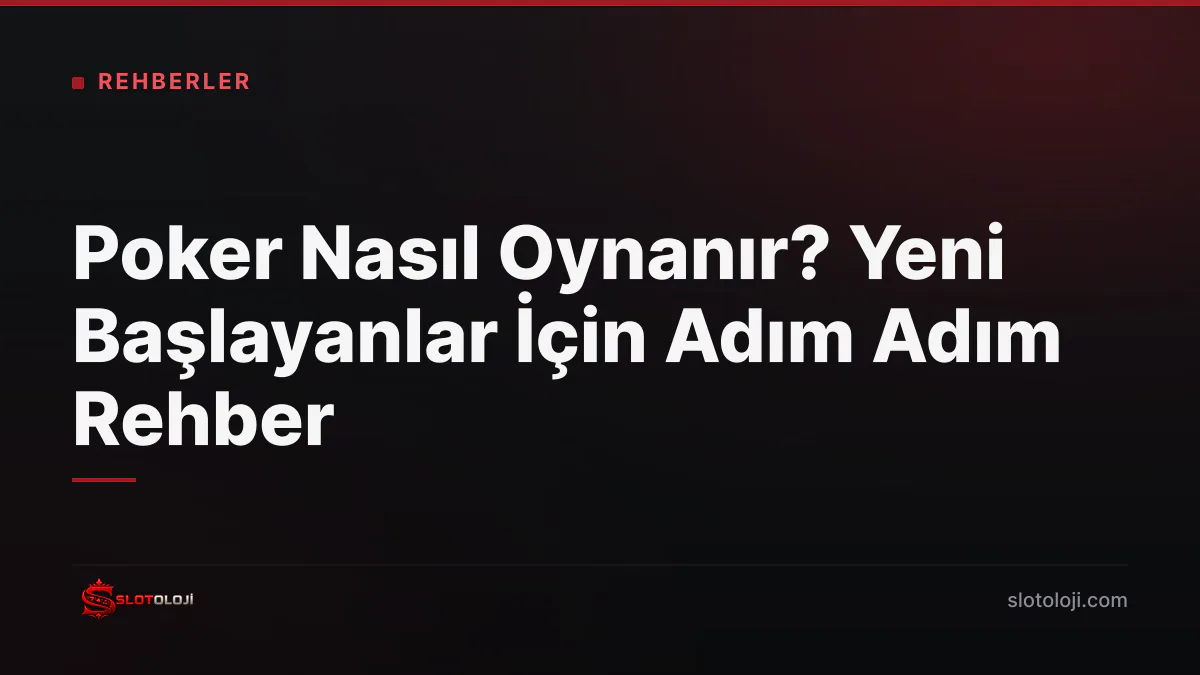Yeşil poker masasında beş açık ortak kart, iki oyuncu kartı, fişler ve dağıtıcı düğmesi